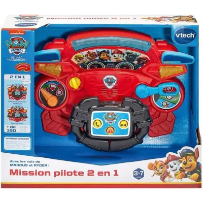 Volante Infantil Patrulla Canina | Con Sonidos y Canciones Interactivas