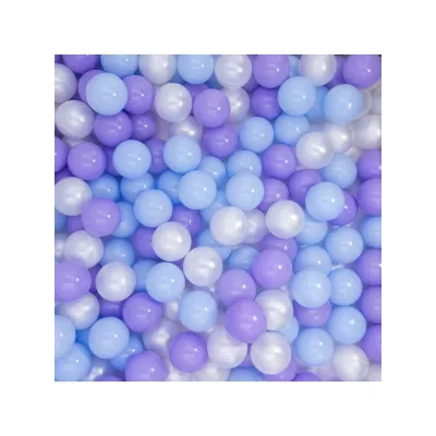 Pelotas Lila, Celeste, Blanco Perla para Parque Infantil 5,5cm