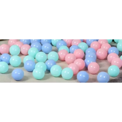 Pelotas Lila, Rosa y Verde para Parque Infantil 5,5cm