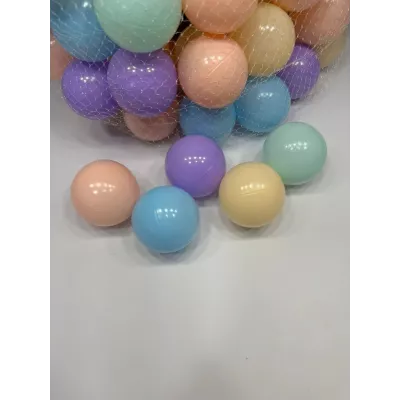 Pelotas Pastel Naranja 5,5cm para Parque Infantil