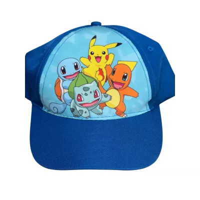 Gorra infantil Pokémon Azul 52cm | Gorro niños personajes