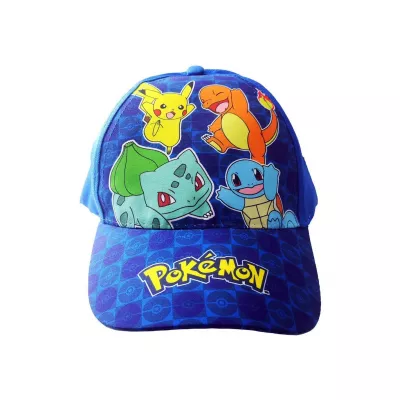 Gorra infantil Pokémon azul | Gorro niños personajes 54/56cm