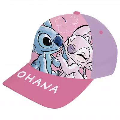 Gorra infantil Stitch Ohana rosa 51-54cm | Gorro para niños