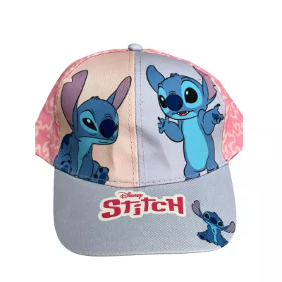 Gorra infantil Stitch rosa 54cm | Gorro niño personaje Disney