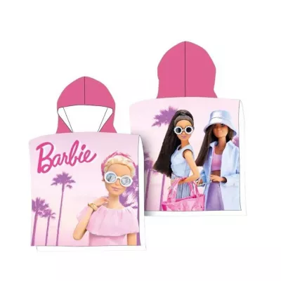 Poncho infantil Bluey microfibra 55x110cm para playa y piscina