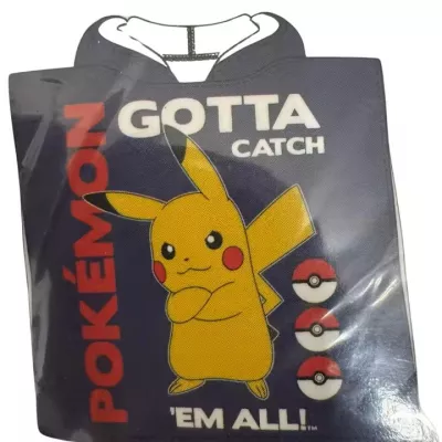 Poncho infantil FC Barcelona microfibra playa piscina 55x110cm