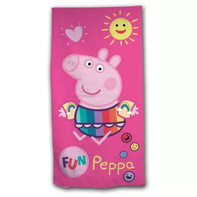Toalla playa Peppa Pig infantil 70x140cm microfibra oficial