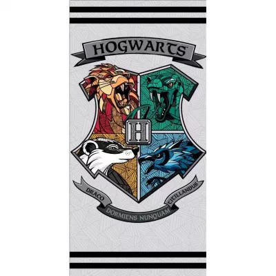 Toalla Harry Potter Hogwarts 70x140cm infantil microfibra playa