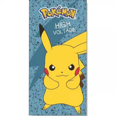Toalla Pokémon Pikachu infantil microfibra 70x140cm playa piscina