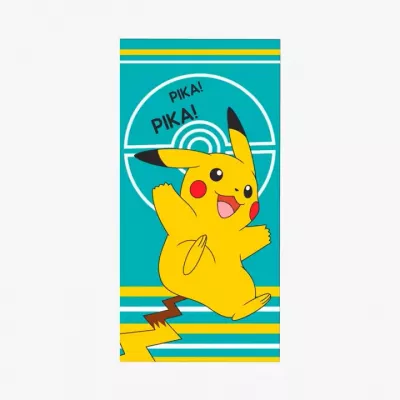 Toalla Pokémon Pikachu infantil 70x140cm microfibra oficial