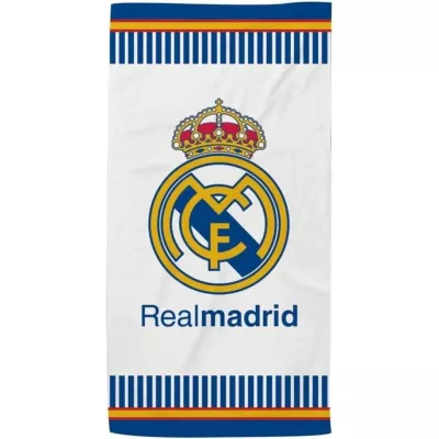 Toalla Real Madrid Infantil 70x140cm Microfibra Oficial Playa