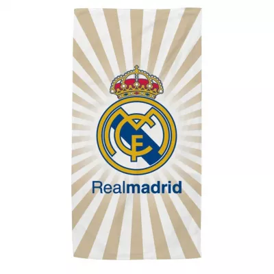 Toalla Real Madrid Infantil Microfibra 70x140cm Playa y Piscina