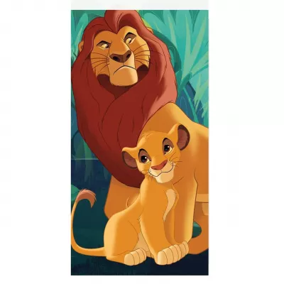 Toalla Rey León Disney infantil microfibra 70x140cm playa piscina