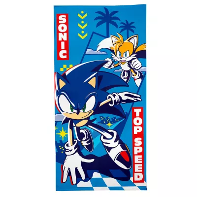 Toalla Sonic infantil microfibra 70x140cm playa y piscina