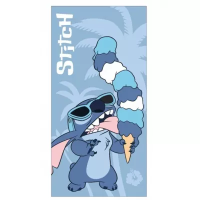 Toalla Playa Piscina Stitch Infantil 70x140cm Microfibra Oficial