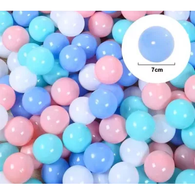 Pelotas Lila, Verde y Rosa para Parque Infantil 7CM