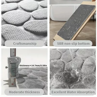 Set 3 Alfombras Antideslizantes para Baño | Seguridad y Estilo