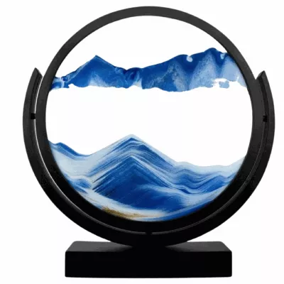 Pieza 3D de Arena Líquida | 9 Diseños con Efecto Giratorio Decorativo