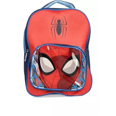 Mochila Spiderman Infantil con Bolsillo Transparente | Cómoda y Original